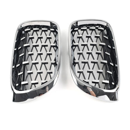 1 Pair Front Bumper Kidney Grille For BMW X3 F25 X4 F26 2014-2017