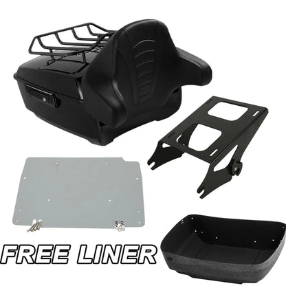 King Trunk Backrest Mount Plate Fit For Harley Touring Models 2014-Up
