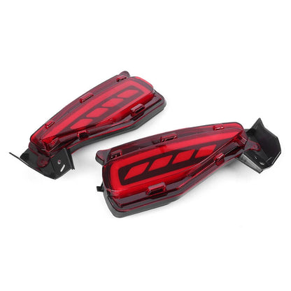 LED Rear Bumper Lamps Brake Tail Light Fog Lamp Fit Toyota Fortuner 2015-2017