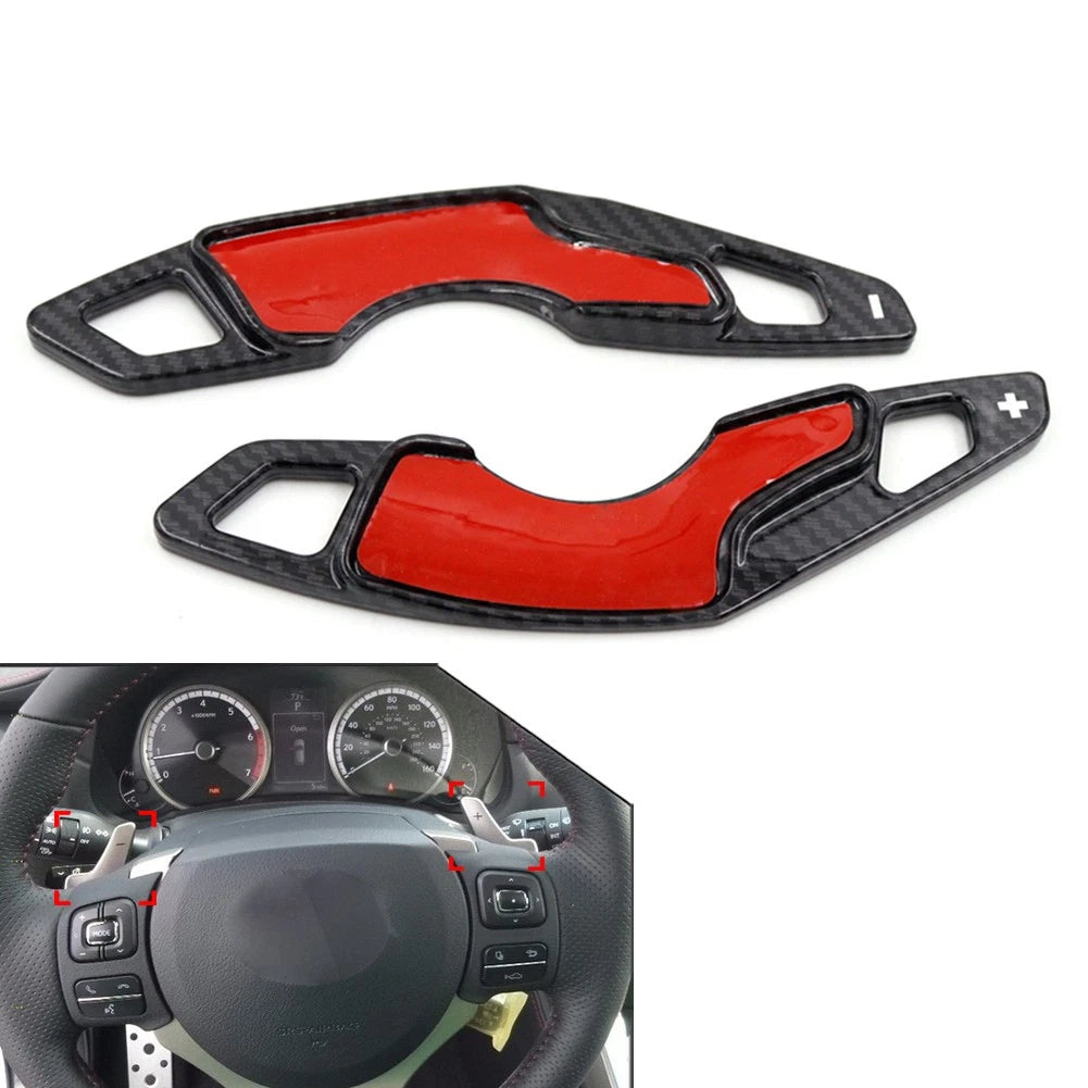 Steering Wheel Shift Paddle Extension Black Fit Lexus IS200 RC300 NX300 CT200h