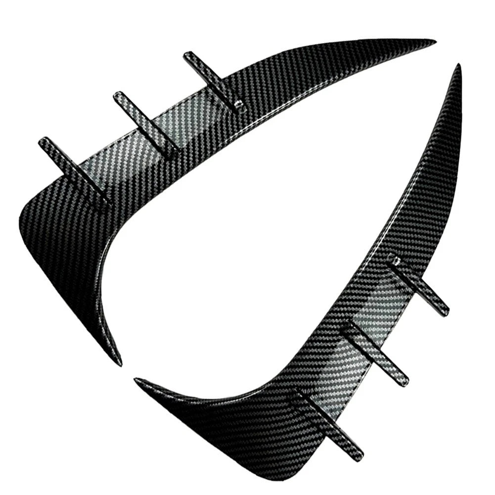 2pcs ABS Rear Bumper Spoiler Side Wing Lip For BMW 2 Series F44 M Sport 2020-23