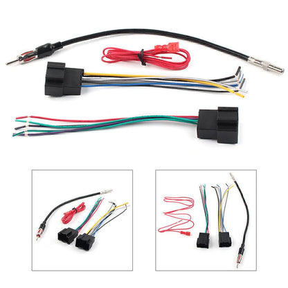 Stereo Radio Wire Harness+Antenna Combo For 2007-13 GMC SIERRA YUKON 1500 Car US