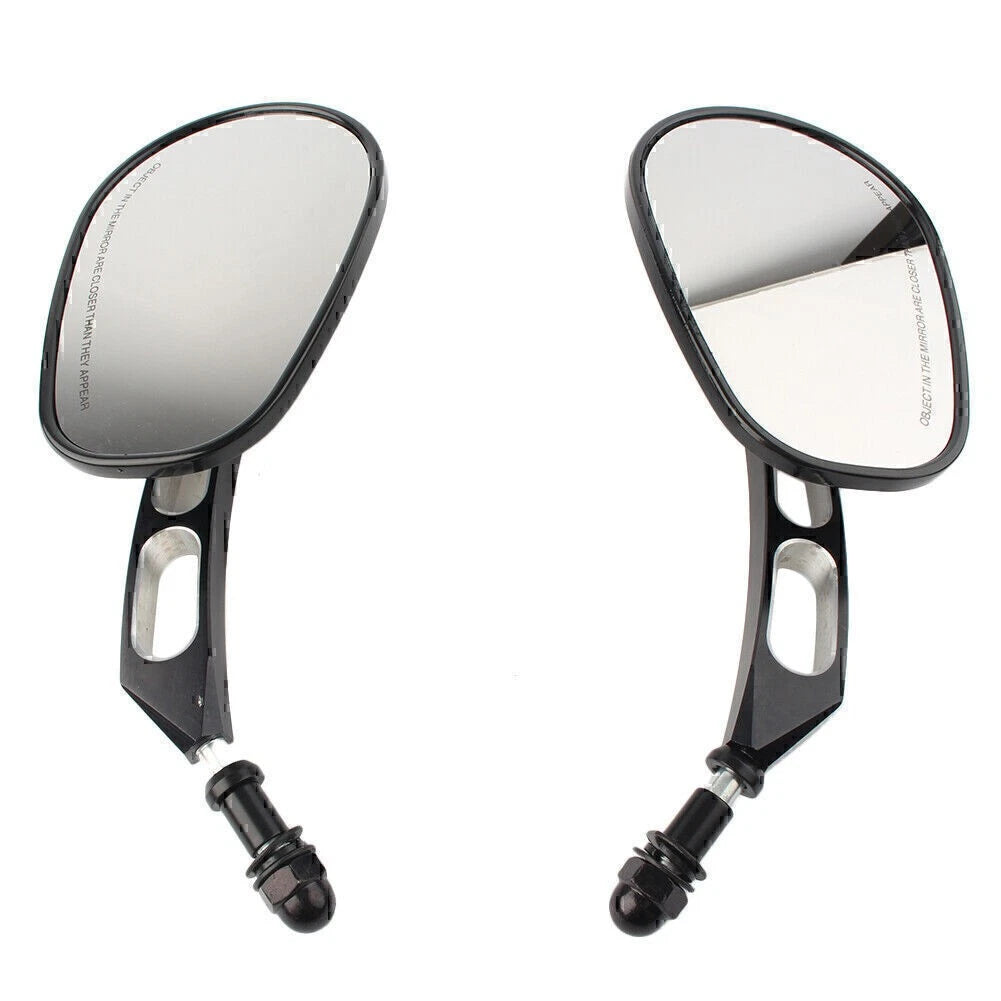 Rearview Side Mirror Gloss Black for Sportster 883 Softail Touring Dyna