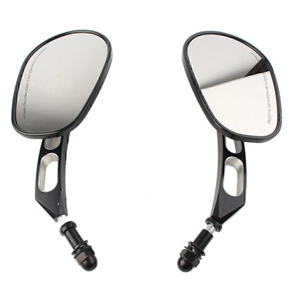 Rearview Side Mirror Gloss Black for Sportster 883 Softail Touring Dyna