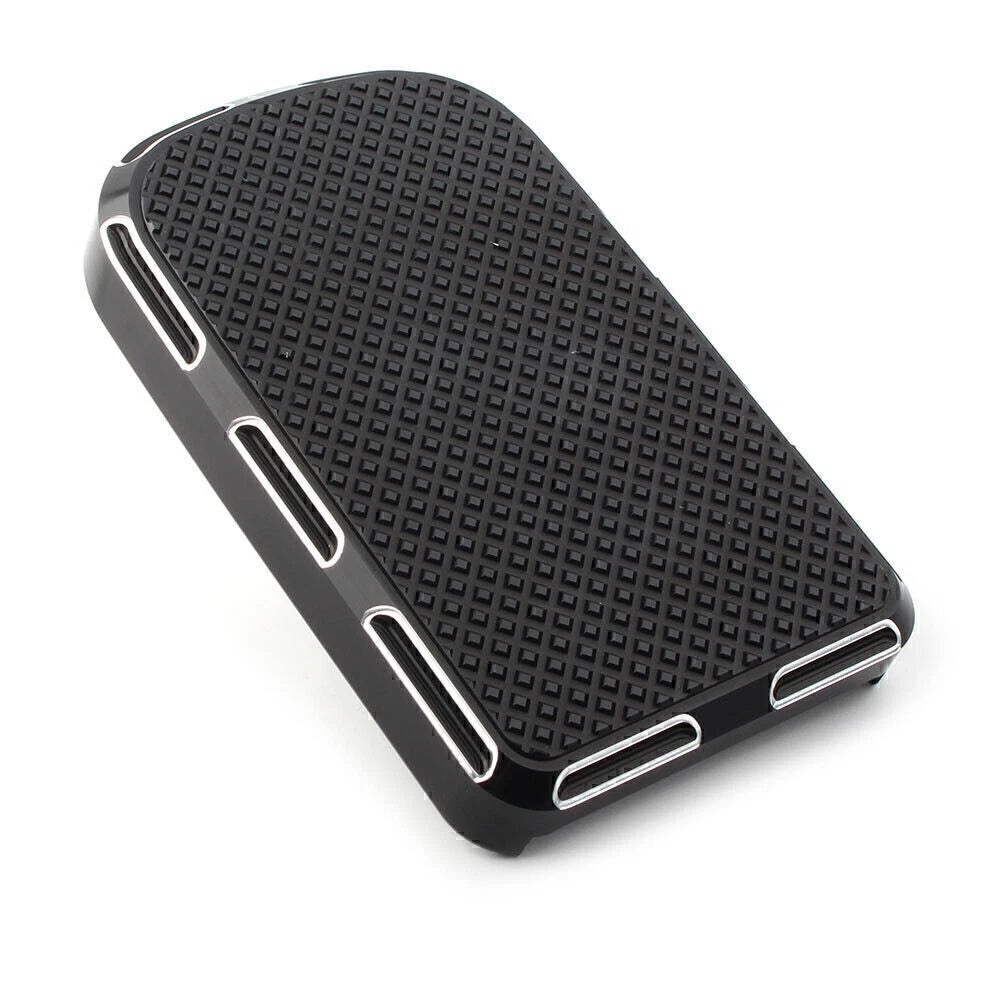 Brake Pedal Pad Cover For Harley Touring Electra Street Tri Glide FLD Black USA