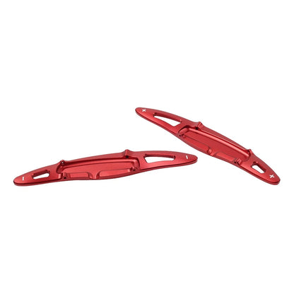 Steering Wheel Shift Paddle Shifter Extension For Porsche Macan Panamera 911 Red