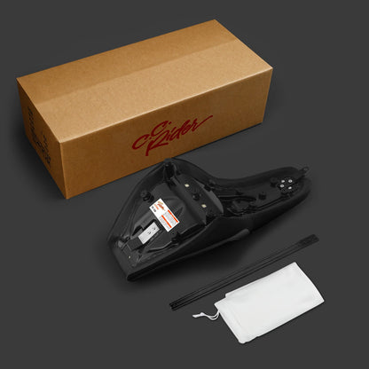 Driver Passenger Seat Pillion Fit For Harley Fat Bob FXFB FXFBS 2018-Up 23 Black