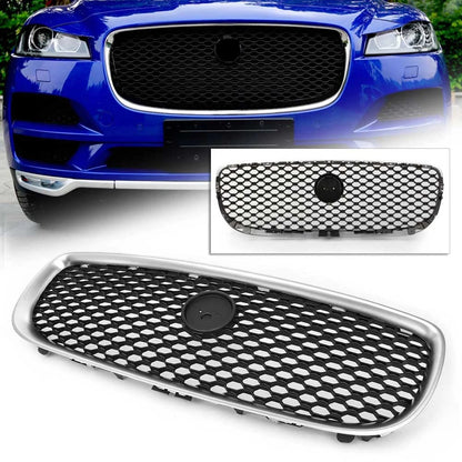 Front Bumper Center Upper Grille For Jaguar XE 2015-2018