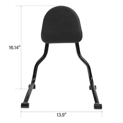 Black Rear Passenger Backrest Pad Sissy Bar Fit For BMW R18 Classic 2021-2024 22