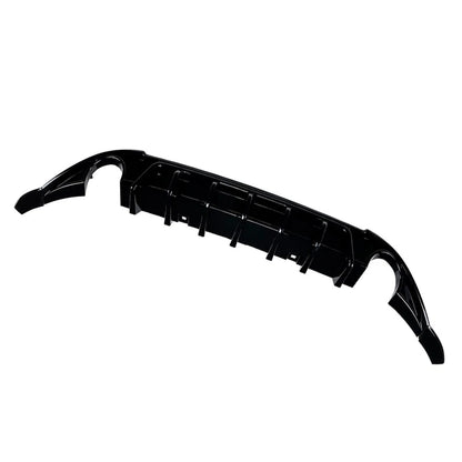 Rear Bumper Protector Spoiler Lip For VW Golf 7 Standard GTD 2014-2017 Black