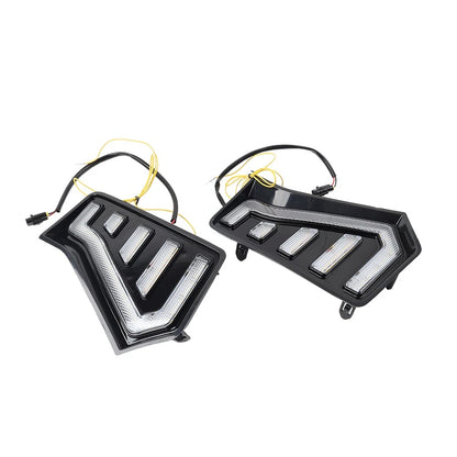 2x Front Fog Light Side Grille Daytime Running Light For Toyota Tacoma 2024-2025