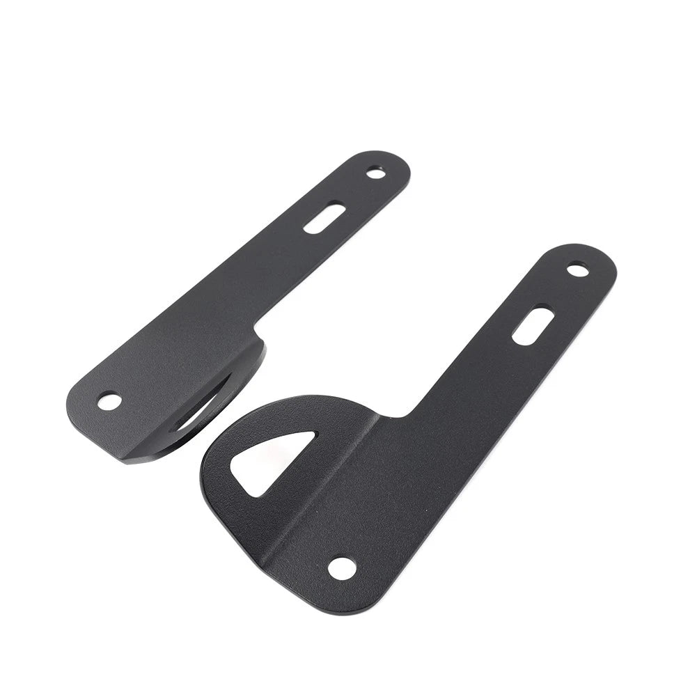 Pair Front Teardrop Tie-Down Brackets Mount For Harley Touring Street Glide FLTR