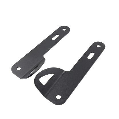 Pair Front Teardrop Tie-Down Brackets Mount For Harley Touring Street Glide FLTR