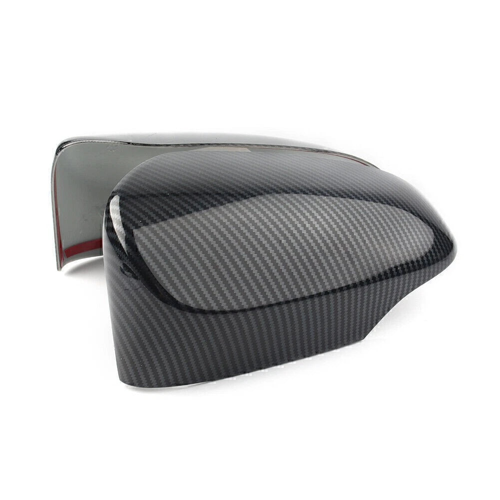 Fit Toyota Corolla 2014 - 2018 Carbon Fiber Side Door Mirror Wing Trim Cover 2PC