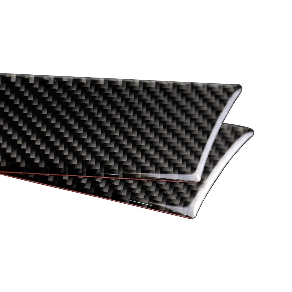 Interior Door Panel Cover Trim Sticker Carbon Fiber For Audi A4 B8 2009-16 4PCs