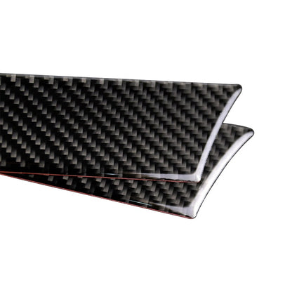Interior Door Panel Cover Trim Sticker Carbon Fiber For Audi A4 B8 2009-16 4PCs
