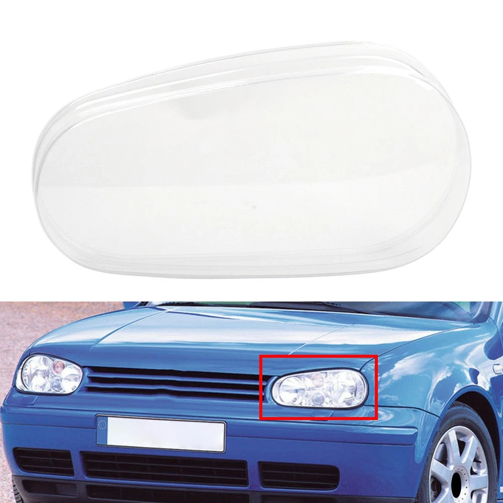 1x Left Headlight Lens Clear Headlamp Cover Clear For VW Golf MK4 1999-2005