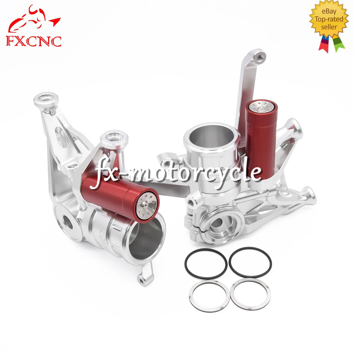 For Honda XADV750 2017-2026 Red Absorber Lower Shock Mount Support Base Aluminum