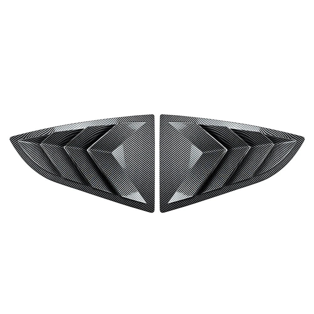 Carbon ABS Rear Shutter Window Louver Cover For Toyota GR86 For Subaru BRZ 22-24