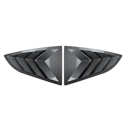 Carbon ABS Rear Shutter Window Louver Cover For Toyota GR86 For Subaru BRZ 22-24