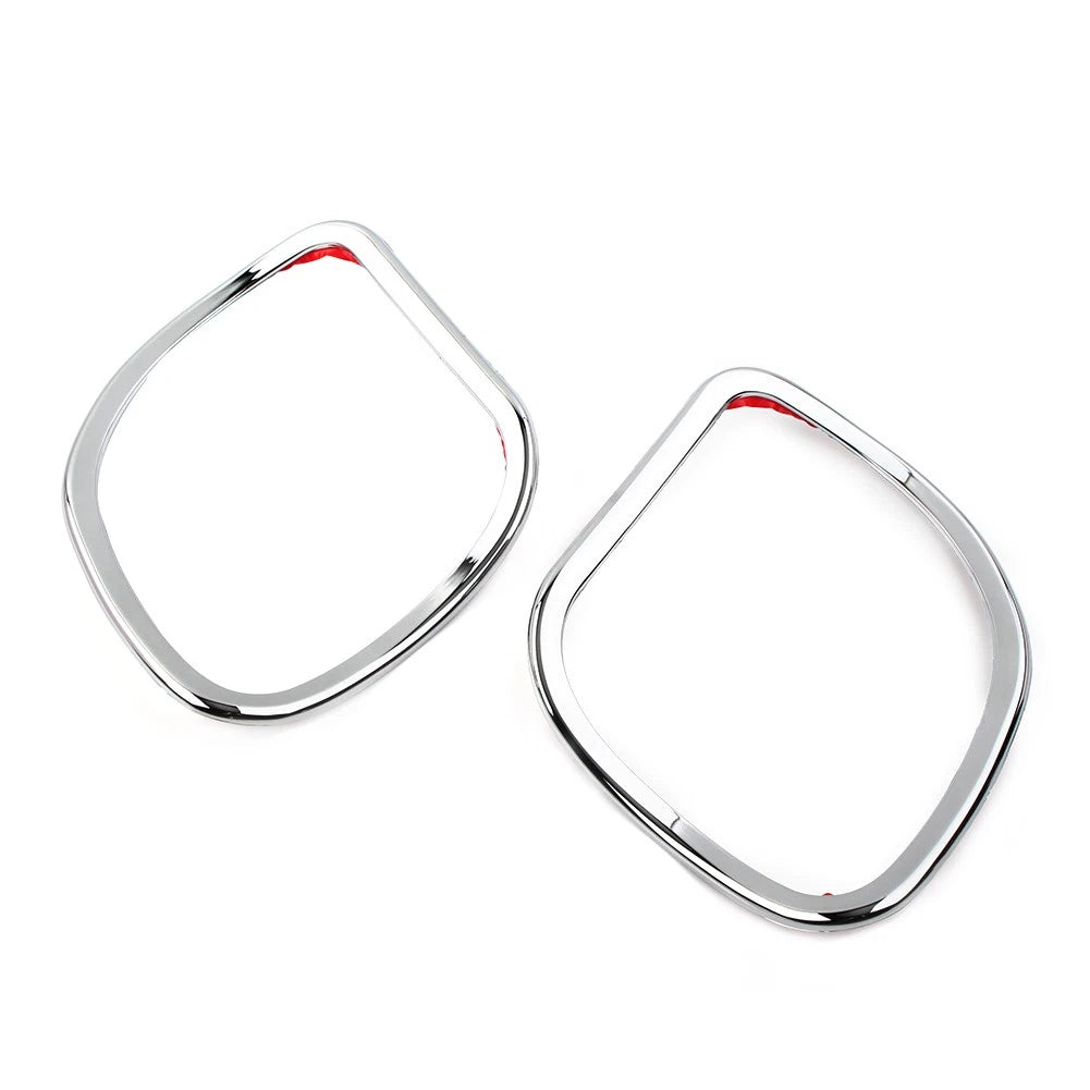 Chrome Front Speaker Trim For Harley Road Glide Custom FLTRX FLTR 15-18