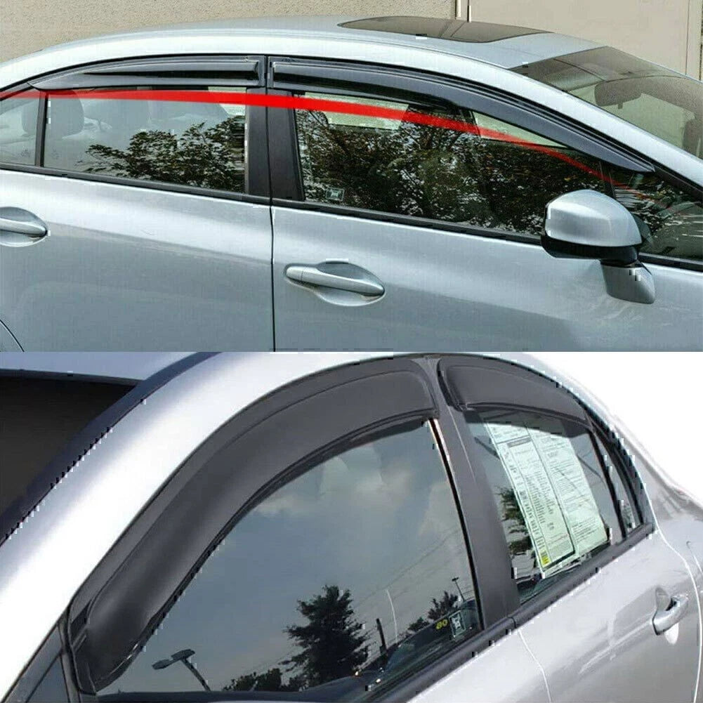 Smoke Window Vent Visor Rain Guard Shade For Honda Civic Sedan 2016-2020 2017 18