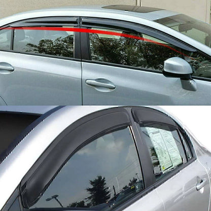 Smoke Window Vent Visor Rain Guard Shade For Honda Civic Sedan 2016-2020 2017 18