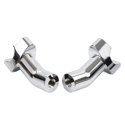 3 1/2" Pullback Handlebar Risers Fit Harley 1" Bar Dyna Softail Road King Chrome