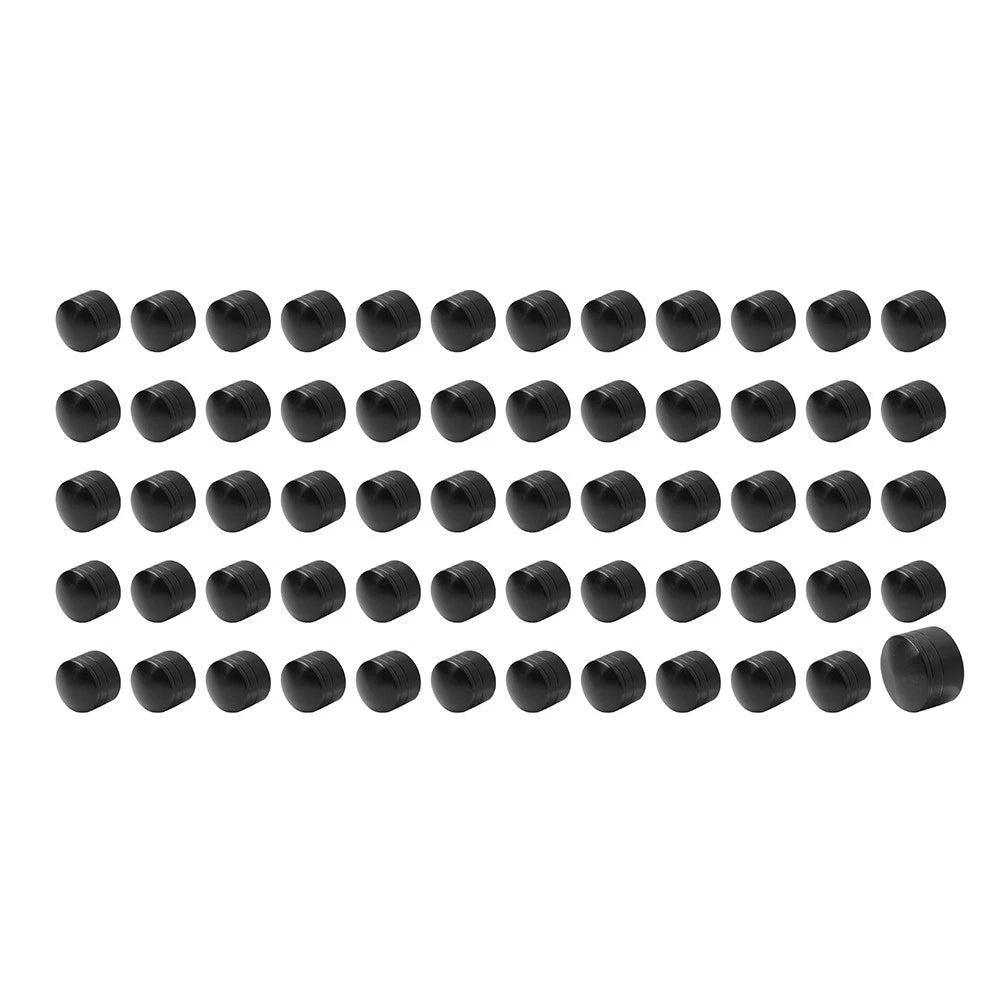 60X Engine Screw Bolt Cover Kit For Harley Dyna Softail Touring Road Glide Black
