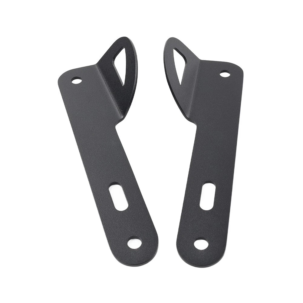Pair Front Teardrop Tie-Down Brackets Mount For Harley Touring Street Glide FLTR