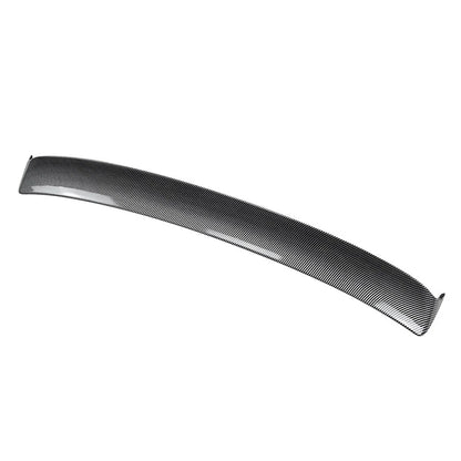 1pc Carbon Fiber Pattern Rear Window Roof Spoiler Wing For Audi A4 S4 B8 2009-16