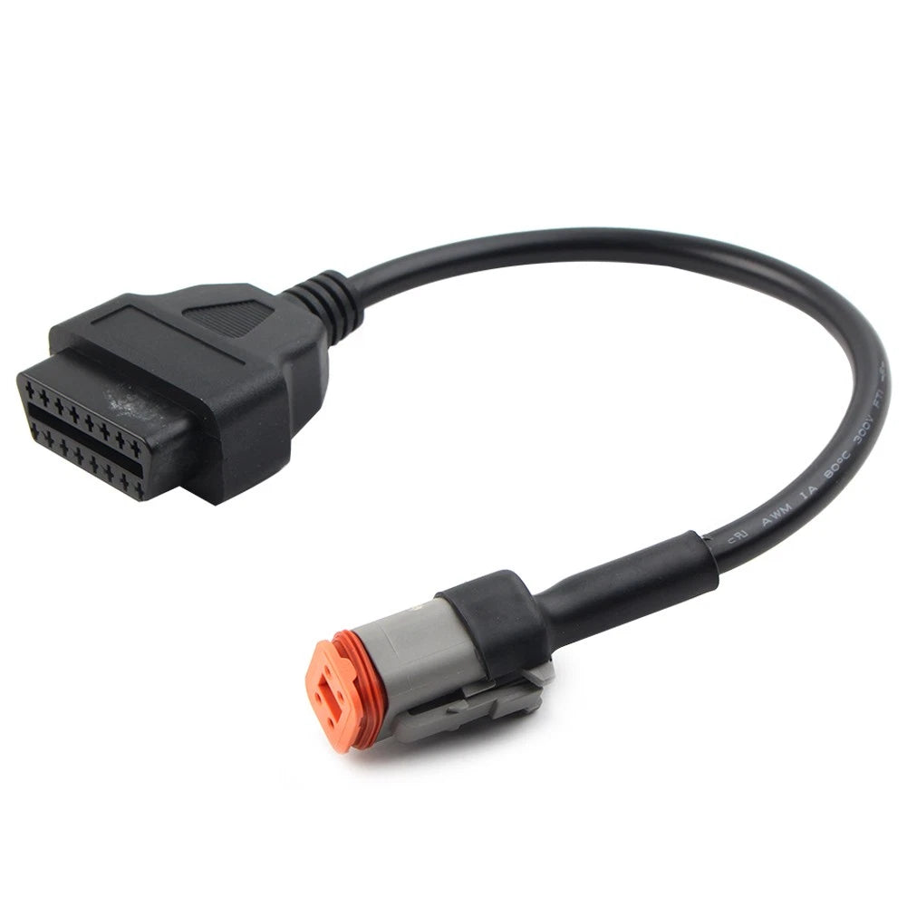 4Pin to OBD2 Diagnostic Scanner Adapter Cable For Harley Davidson 16Pin to 4Pin