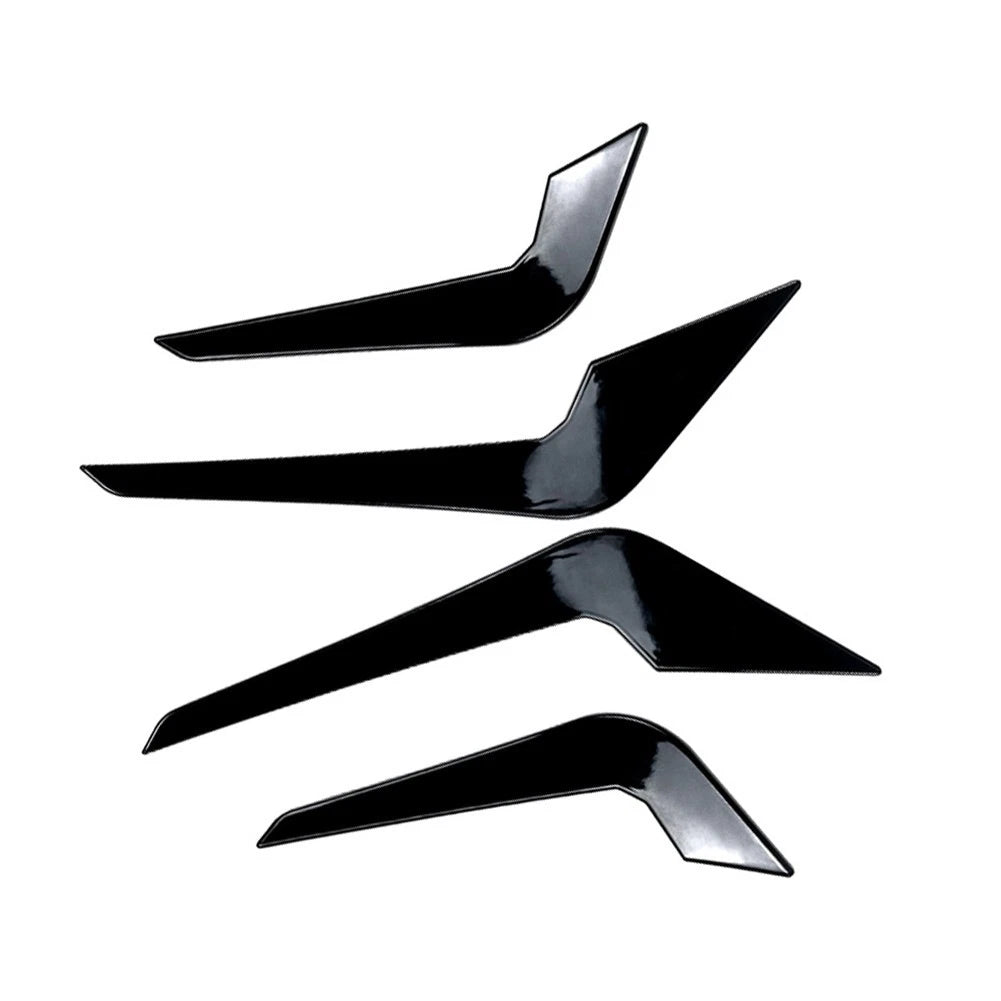 Front Bumper Lip Spoiler Splitter Side Cover For BMW 2 Series M2 F87 2016-21 Blk