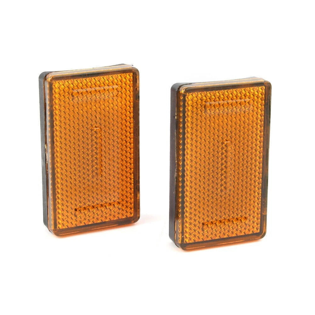2pcs Fork Leg Reflector Cover Yellow for BMW K1200RS K1200GT R1200RT R1200GS ADV