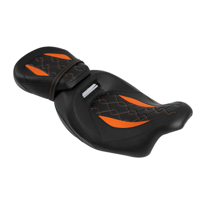 Driver Passenger Gel Seat Fit For Harley Touring Road KIng Glide 2009-23 2021