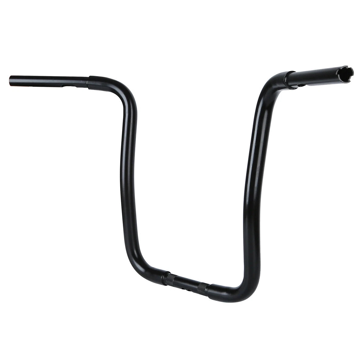 Black 14" Rise 1-1/4" Ape Handlebar Bar Fit For Harley Sportster XL Softail Dyna