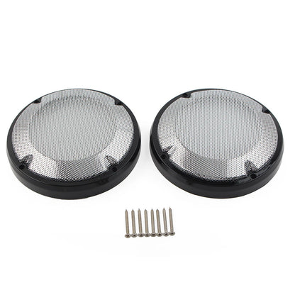 6.5" Saddlebag Lid Speaker Grill Cover Fit Harley Touring Electra Glibe 83-20 87