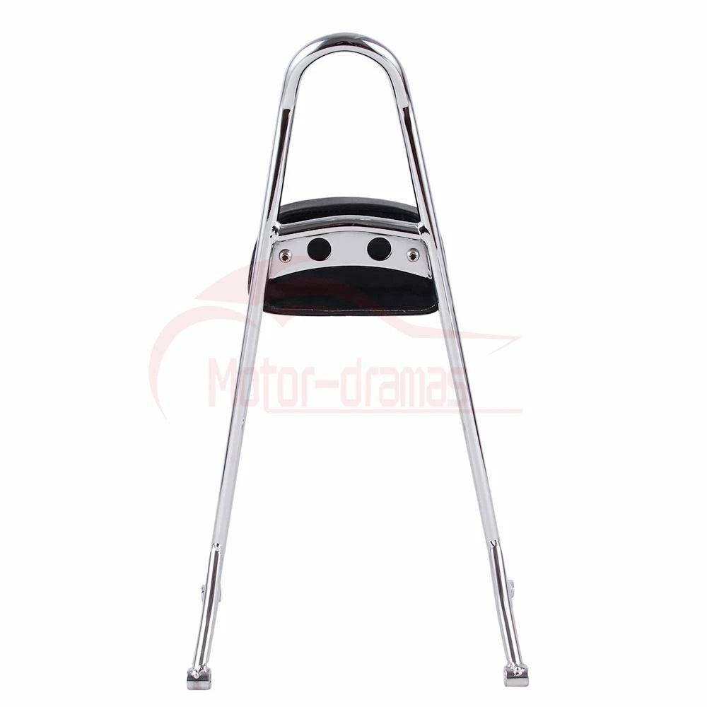 Detachable Passenger Sissy Bar Backrest Pad For Harley Sportster 1200 883 04-21