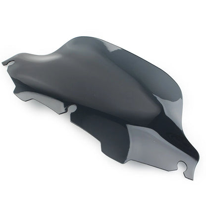 Grey 8"Wave Windshield Windscreen For Harley Touring Electra Street Glide 96-13