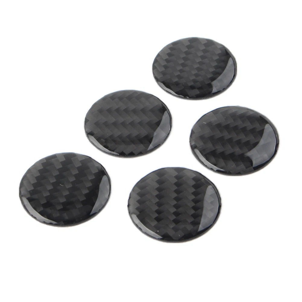 5 Pcs Door Handle Push Button Knobs Cover Trim For Jeep Wrangler JK 2007-2017
