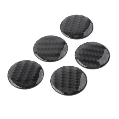 5 Pcs Door Handle Push Button Knobs Cover Trim For Jeep Wrangler JK 2007-2017