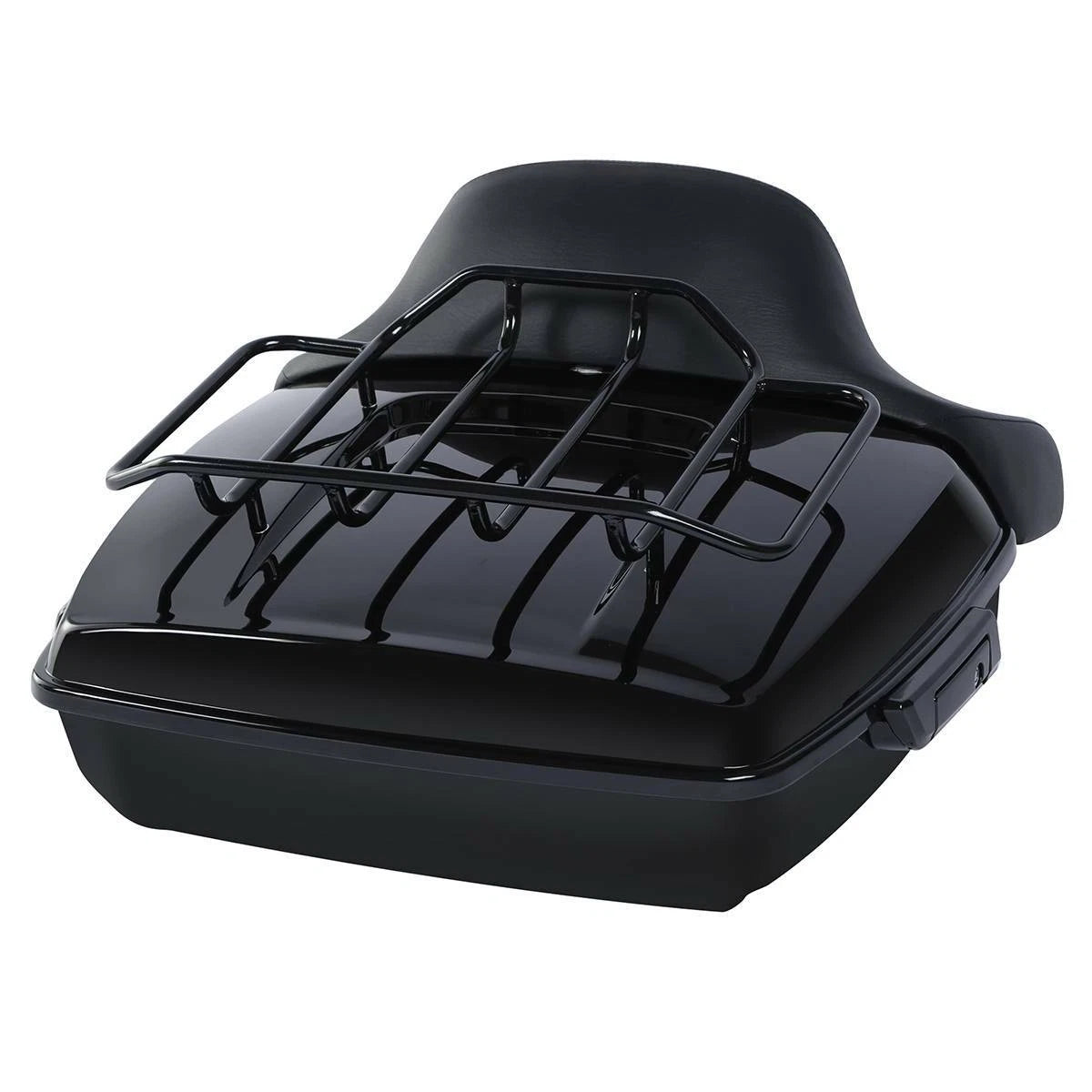 Chopped Trunk Backrest Rack Base Plate Fit For Harley Street Road Glide 2014-Up