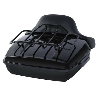 Chopped Trunk Backrest Rack Base Plate Fit For Harley Street Road Glide 2014-Up