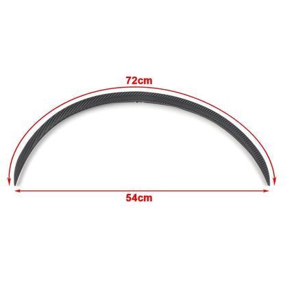 Carbon Fiber Car Wheel Eyebrow Arches Lips Fender Flares Protector Trim Cover