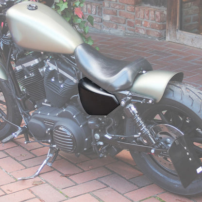 Matte Black Left Battery Side Cover Fit For Harley Sportster 883 1200 2014-2022