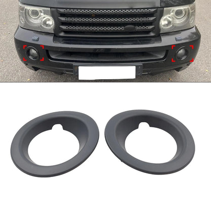 1 Pair Fog Light Lamp Bezel Cover Fit For Land Rover Range Rover Sport 2005-2009