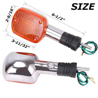 4x Turn Signal Blinker Lights For Honda Shadow 500 VT500C Rebel CA250 CMX250 400