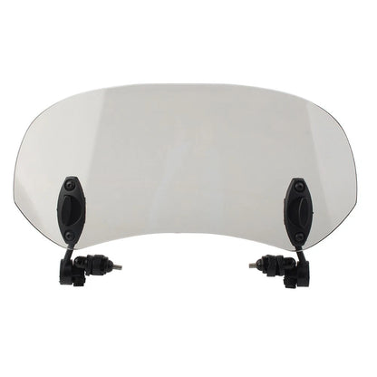 280mm Adjustable Windshield Extension Spoiler Wind Deflector Universal Smoke US