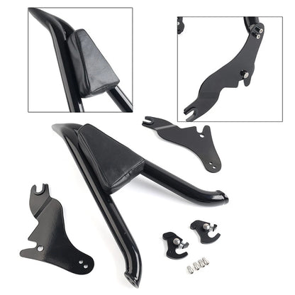 US Detachable Backrest Rear Sissy Bar w/Cushion For Harley Touring 09-23
