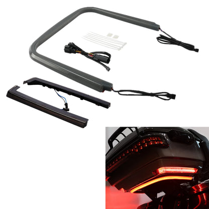 King Trunk LED Brake Light Side Lights Fit For Harley Electra Glide 2014-Up